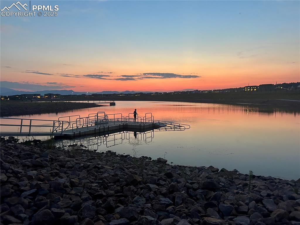 Image 25 of 30: Wolf Lake sunset