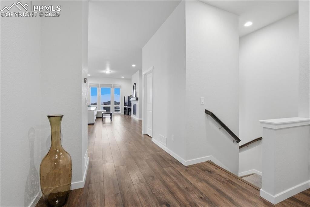 Image 15 of 43: Entry with clear site lines to the mountain views