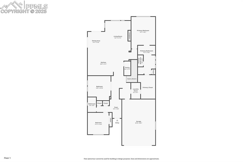 Image 42 of 43: View of floor plan / room layout