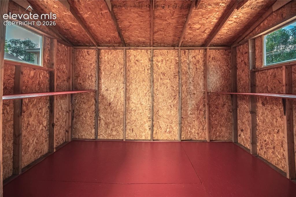 Image 23 of 27: Inside of shed