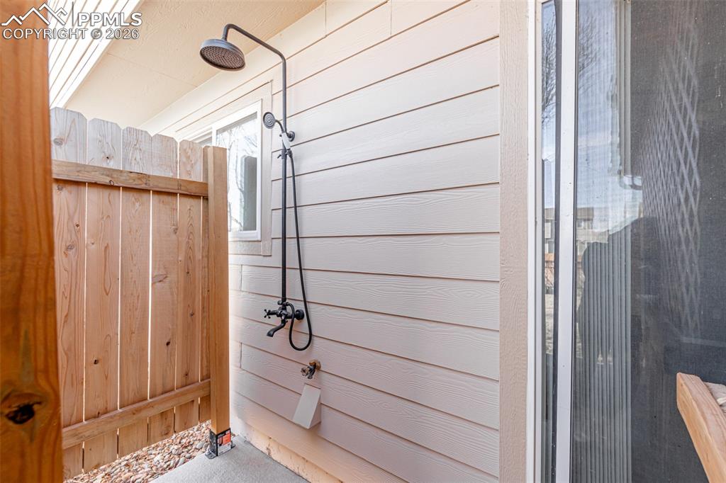 Image 27 of 38: Outdoor Shower/Dog Wash