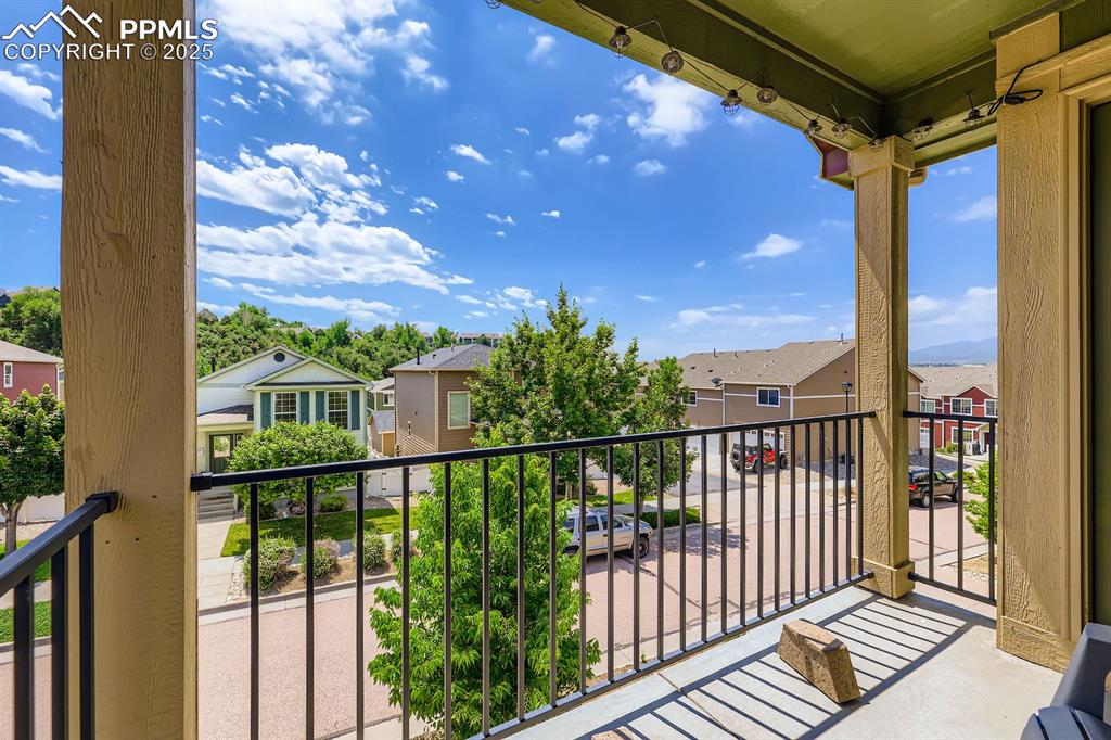 Image 27 of 27: Balcony with a residential view