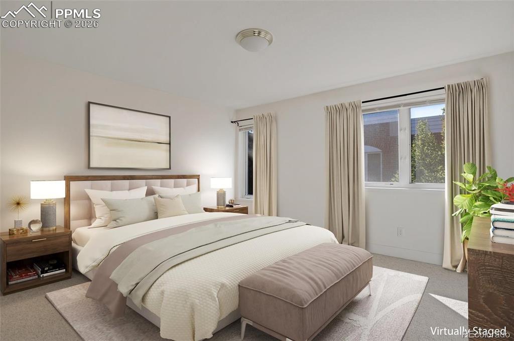 Image 15 of 27: Third Bedroom With Large windows