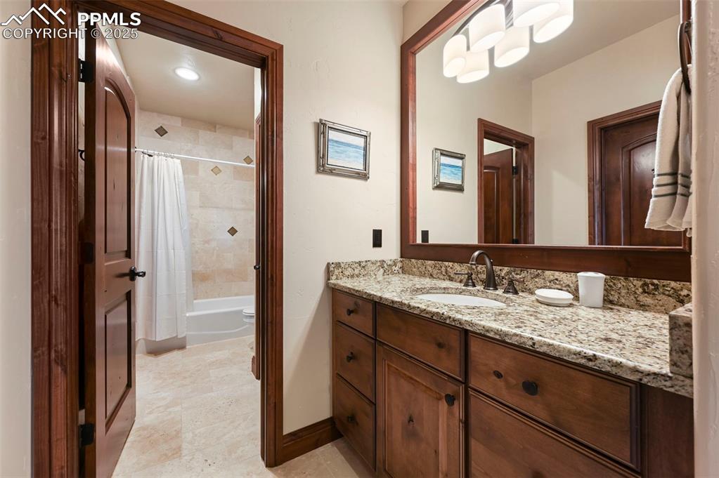 Image 36 of 50: Lower level en-suite bathroom