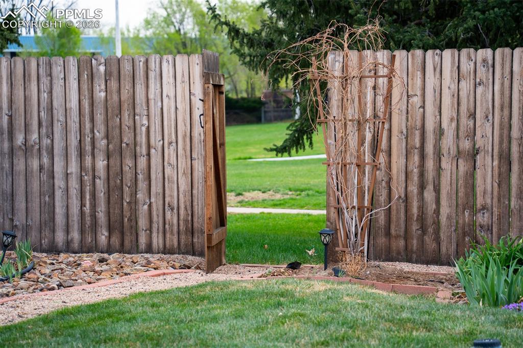 Image 42 of 50: Gate to Meadows Park