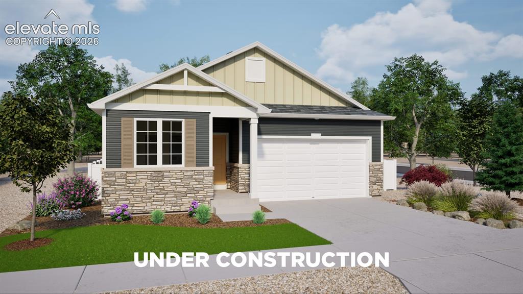 Image 1 of 11: Single-story residence featuring a combination of horizontal siding, shake