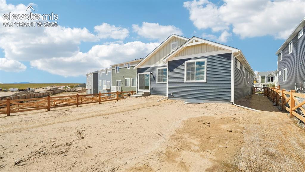 Image 44 of 47: Blue horizontal siding exterior