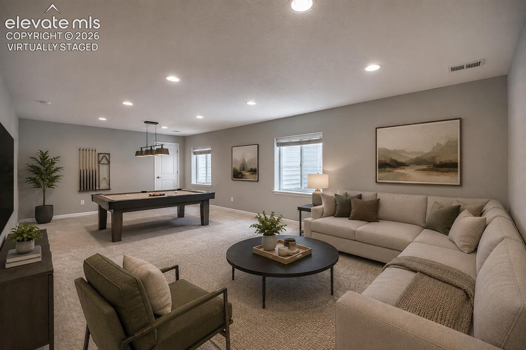 Image 32 of 39: Virtually staged basement