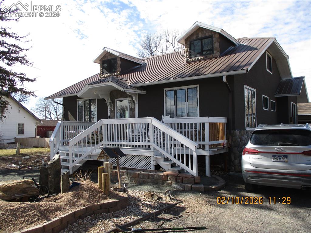 Caption: Front of Structure