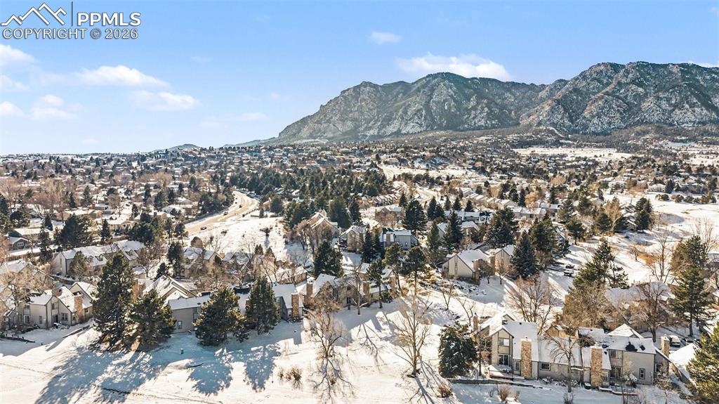 Image 6 of 29: A peaceful, upscale mountain community with beautiful natural scenery, open