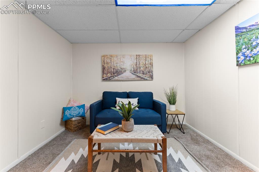 Image 32 of 38: Basement Living Room