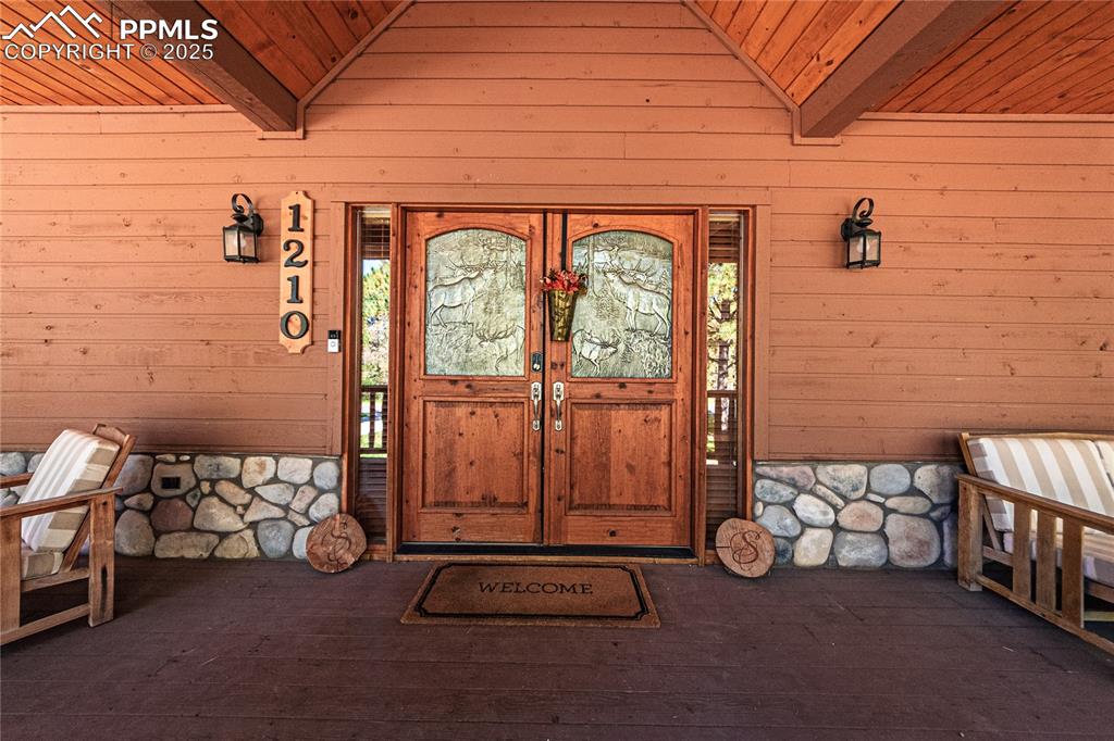 Image 2 of 50: Beautiful Custom Double Doorway to property
