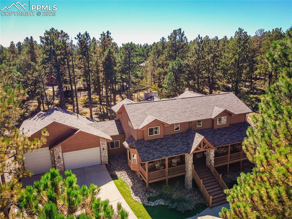 Image 50 of 50: Aerial view of property and surrounding area