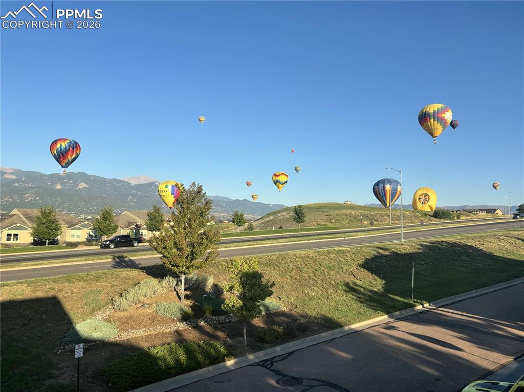 Image 49 of 50: Close up views of the annual Colorado Springs Labor Day Balloon Festival.