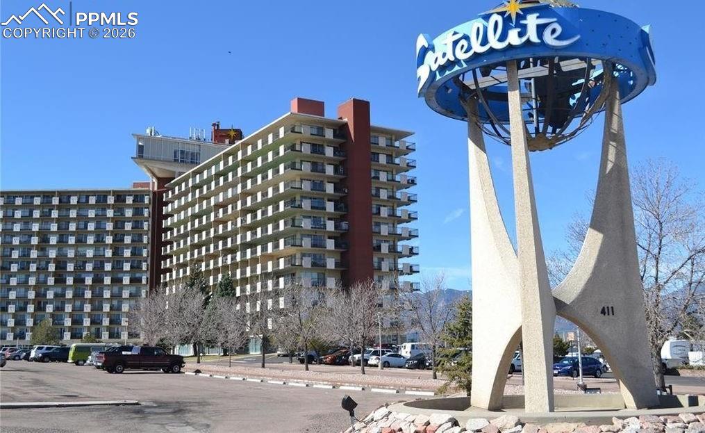 Caption: Front of Structure