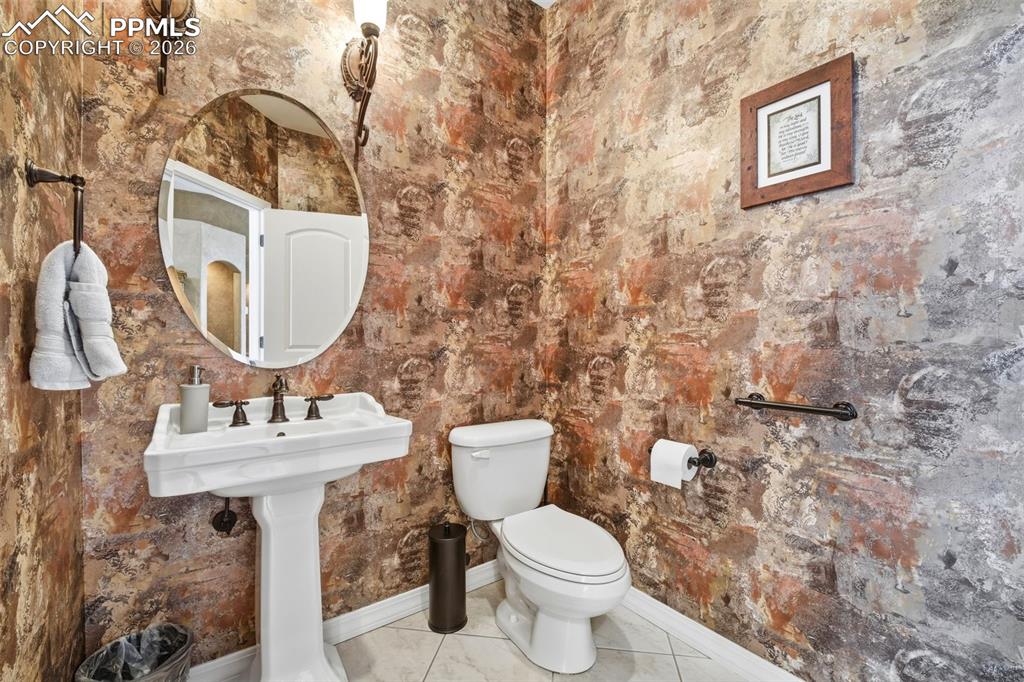 Image 8 of 50: Hall Powder Bath 