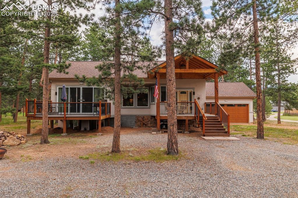 Caption: Front of Structure