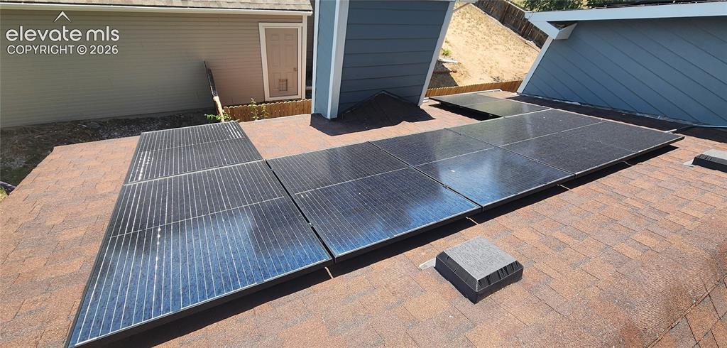 Image 43 of 49: High-efficiency rooftop solar panel system designed to dramatically reduce 