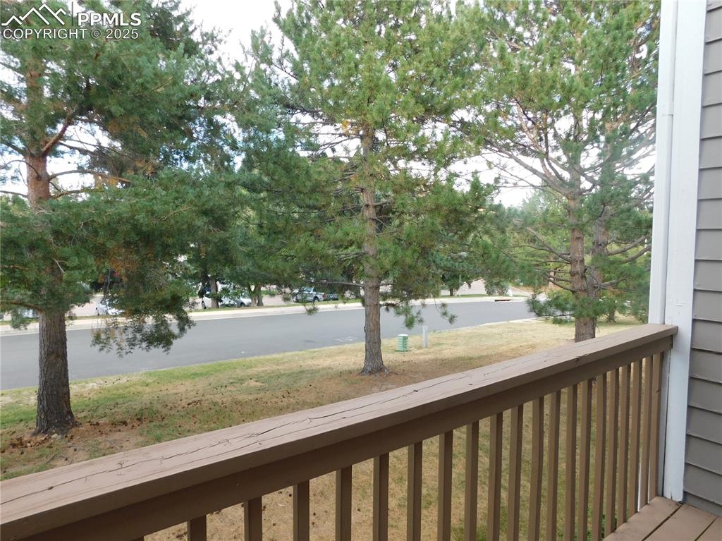 Image 17 of 48: View of wooden deck