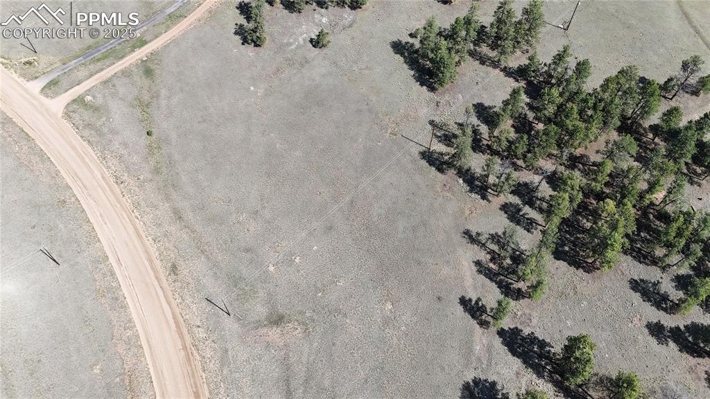 Image 12 of 44: Aerial view of sparsely populated area
