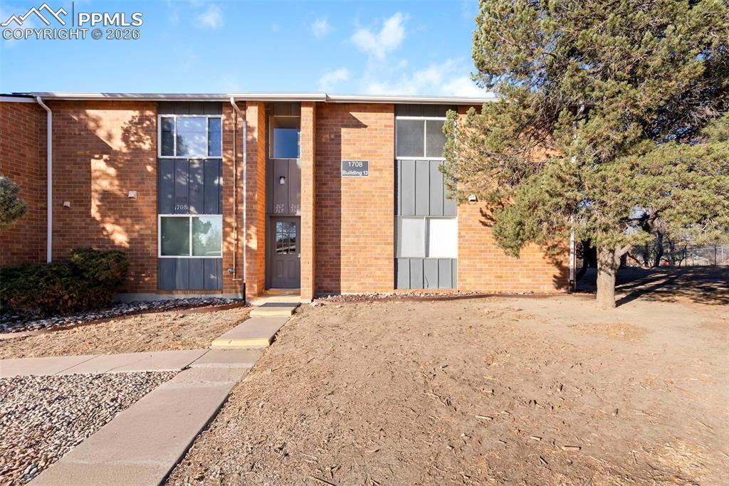 Caption: Front of Structure