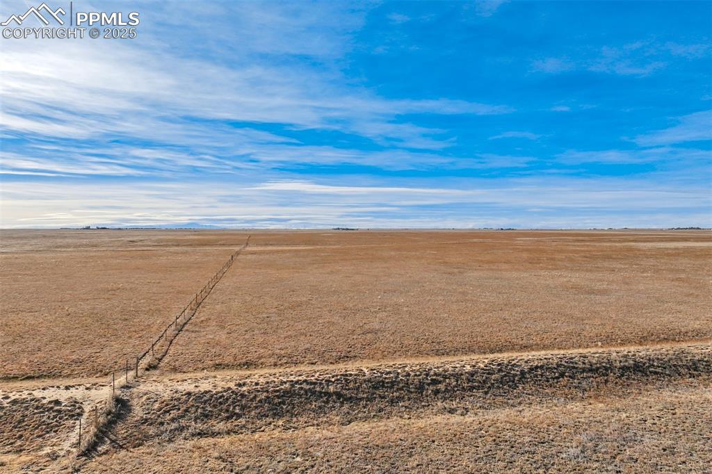Image 22 of 25: Aerial view of sparsely populated area