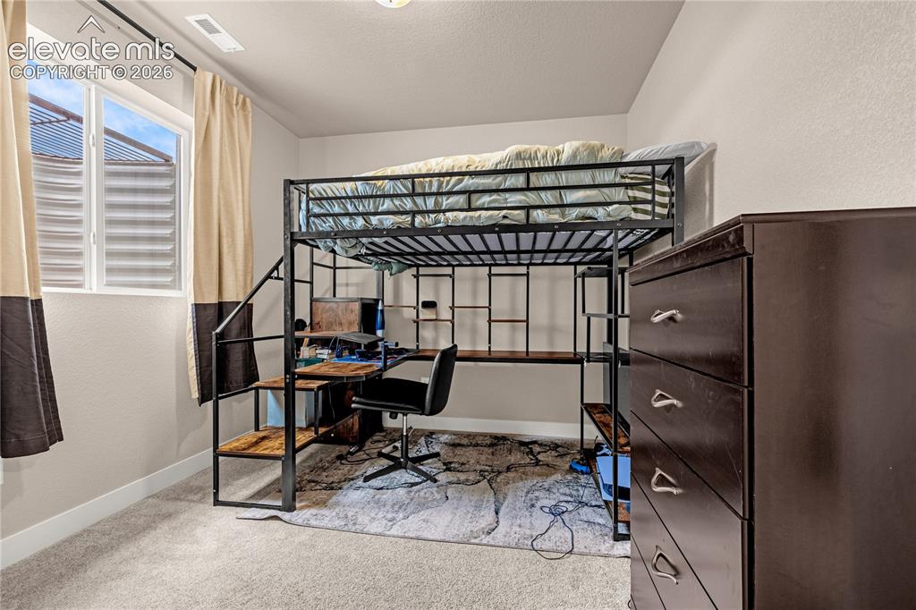 Image 21 of 30: Wall-to-wall carpeting and neutral wall paint