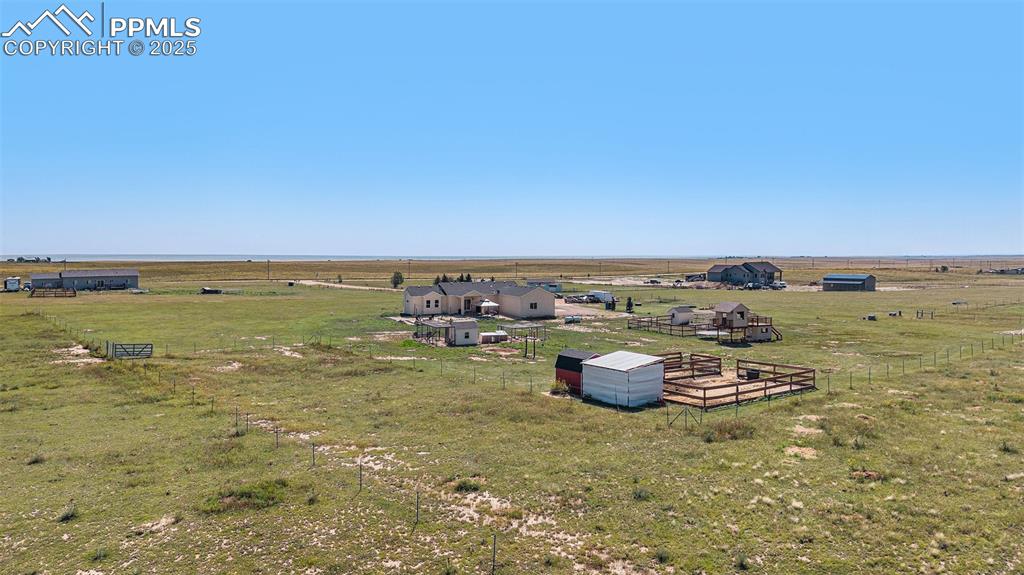 Image 22 of 24: Aerial view of sparsely populated area