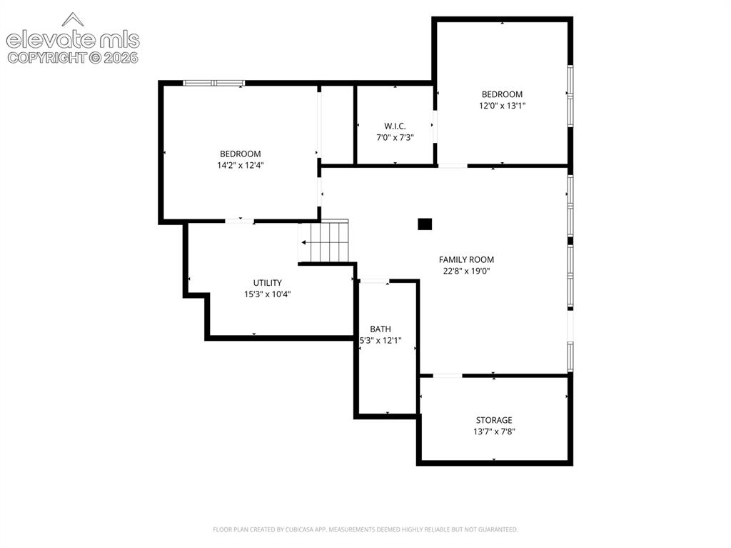 Image 45 of 47: Basement, dimensions are estimates, buyers agent must measure for accuracy
