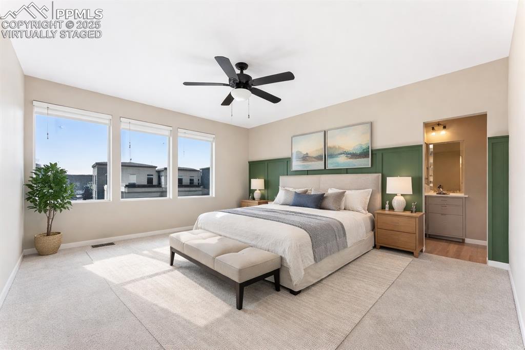 Image 14 of 38: Virtually Staged Primary Bedroom