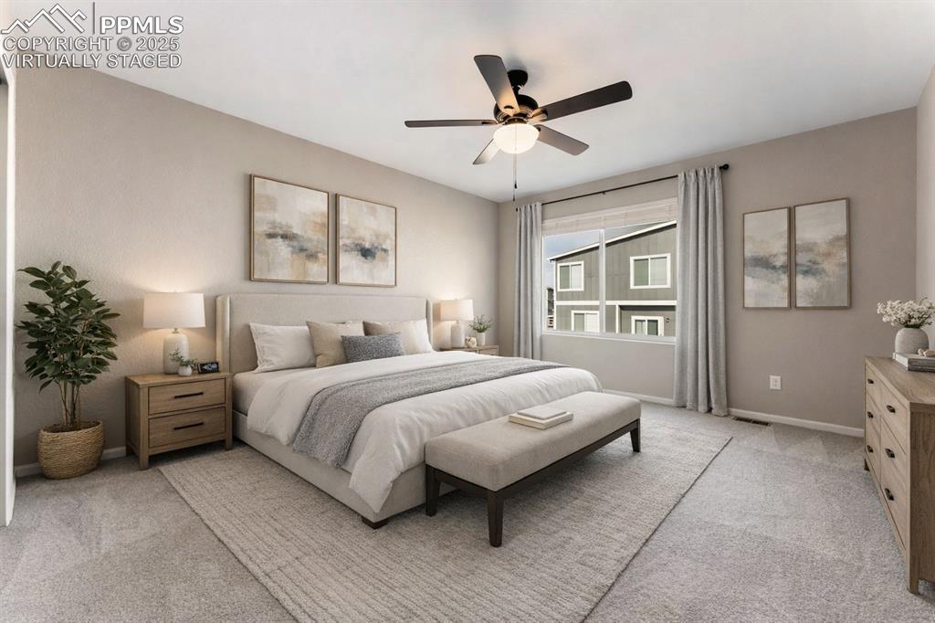 Image 19 of 38: Virtually Staged Bedroom Number 2