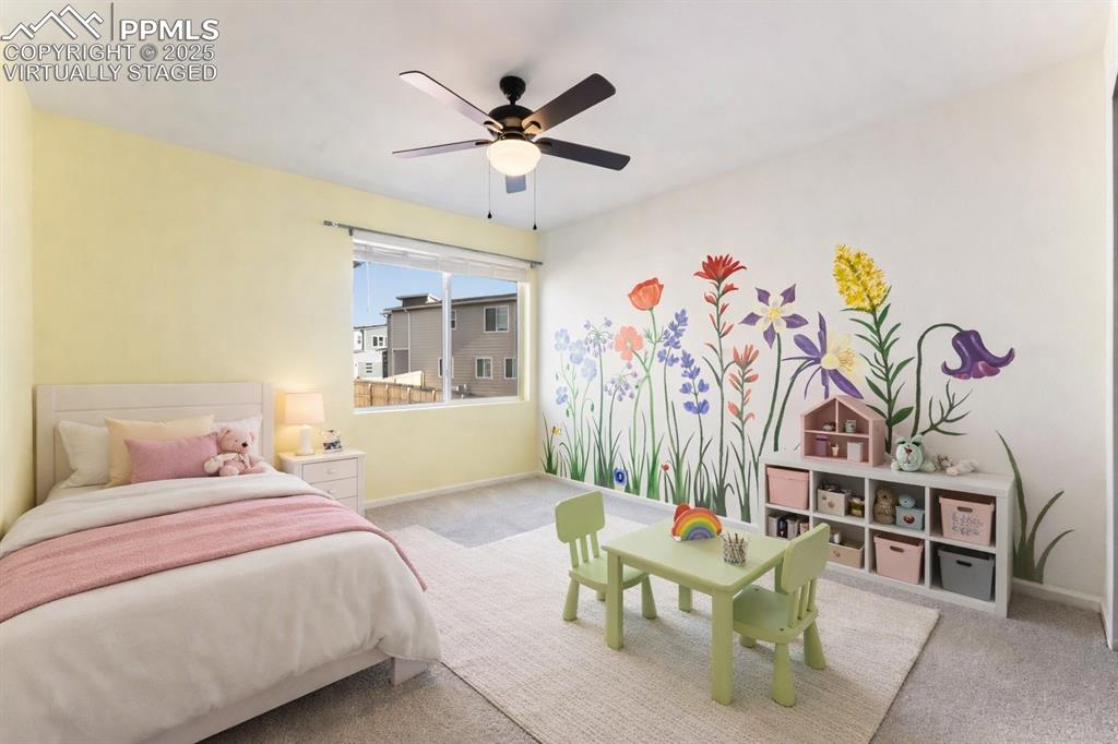 Image 22 of 38: Virtually Staged Bedroom Number 3