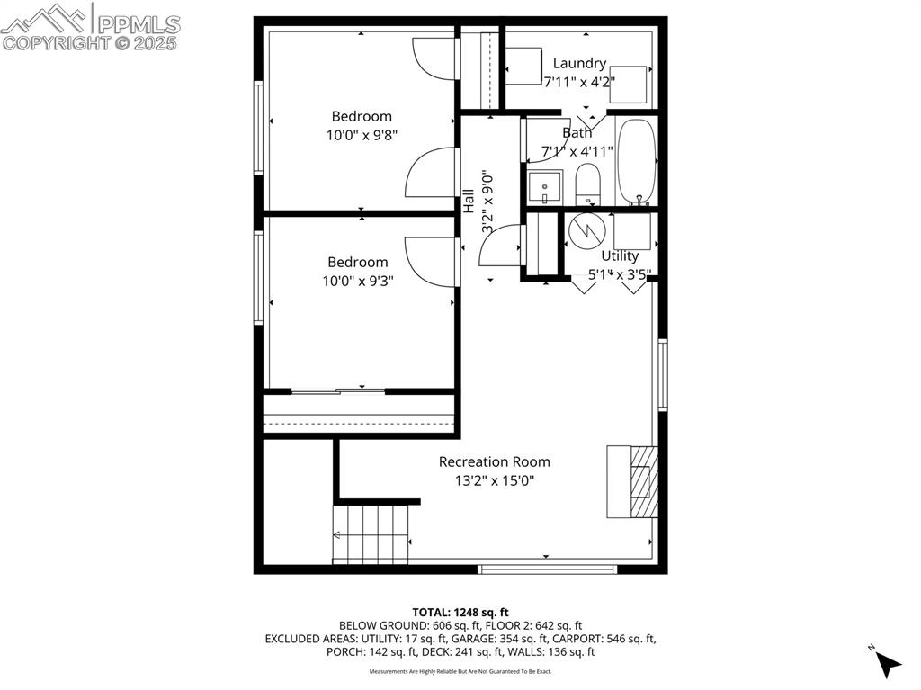 Image 37 of 38: Downstairs floor plan