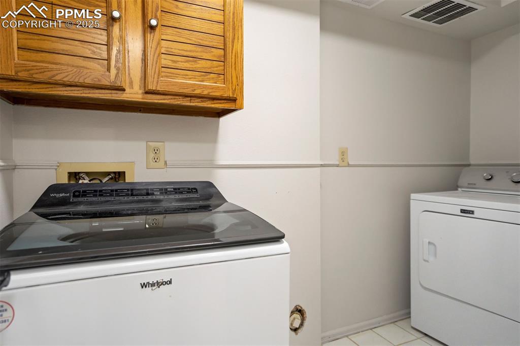 Image 38 of 50: Basement laundry room.