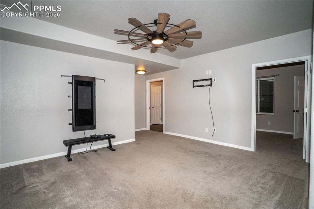 Image 38 of 49: Virtually staged, basement, 5th bedroom
