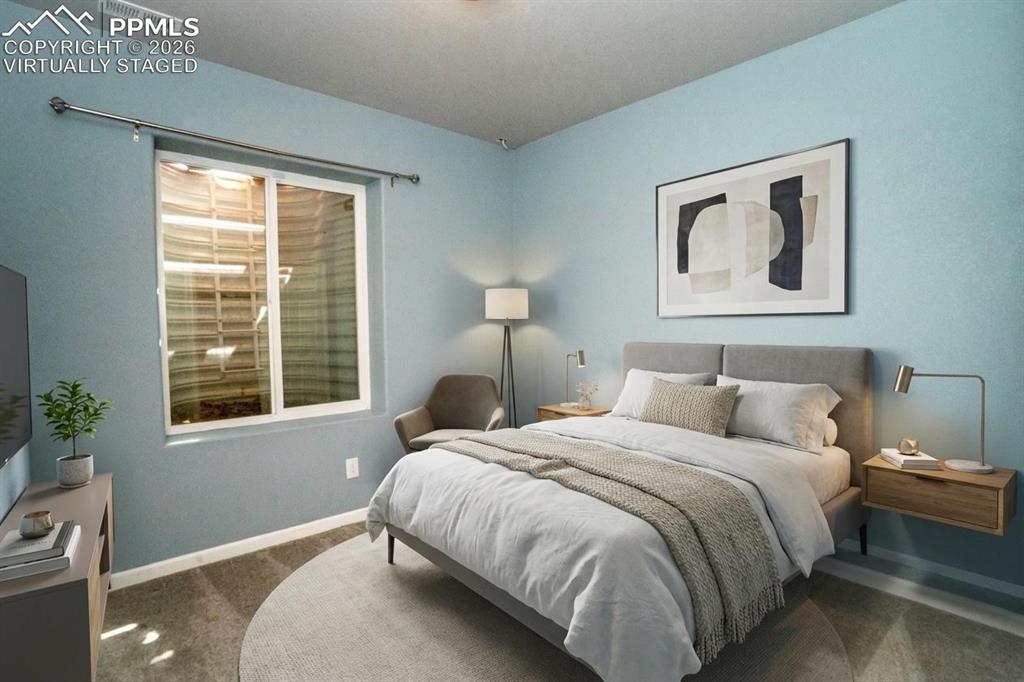 Image 43 of 50: Virtually staged, basement, 5th bedroom