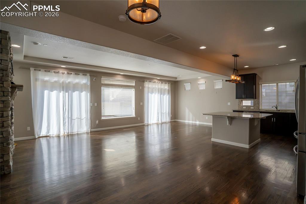 Image 6 of 37: Dining Room, Living Room, Kitchen