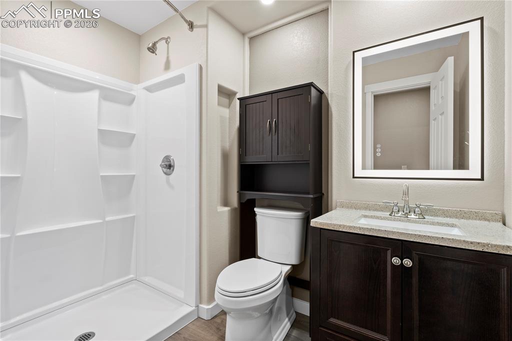 Image 38 of 49: Basement 3/4 Bath