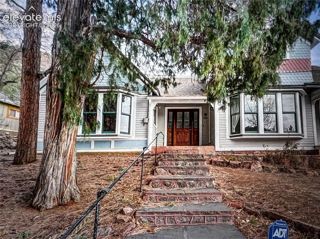 Caption: Main Victorian: Once used as the main entrance for guests