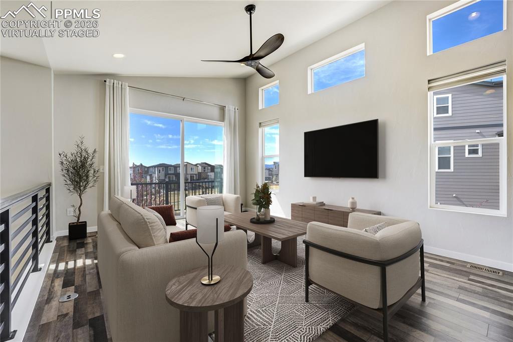 Image 10 of 48: Great Room Virtually Staged