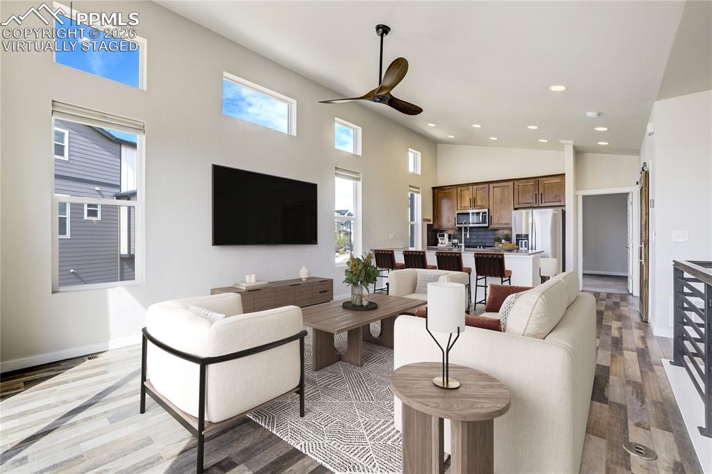 Image 14 of 48: Great Room Virtually Staged