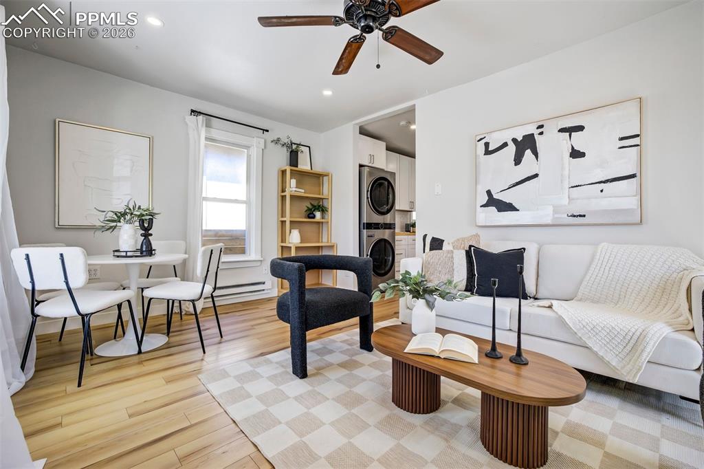 Image 7 of 36: Even space for a dining area.