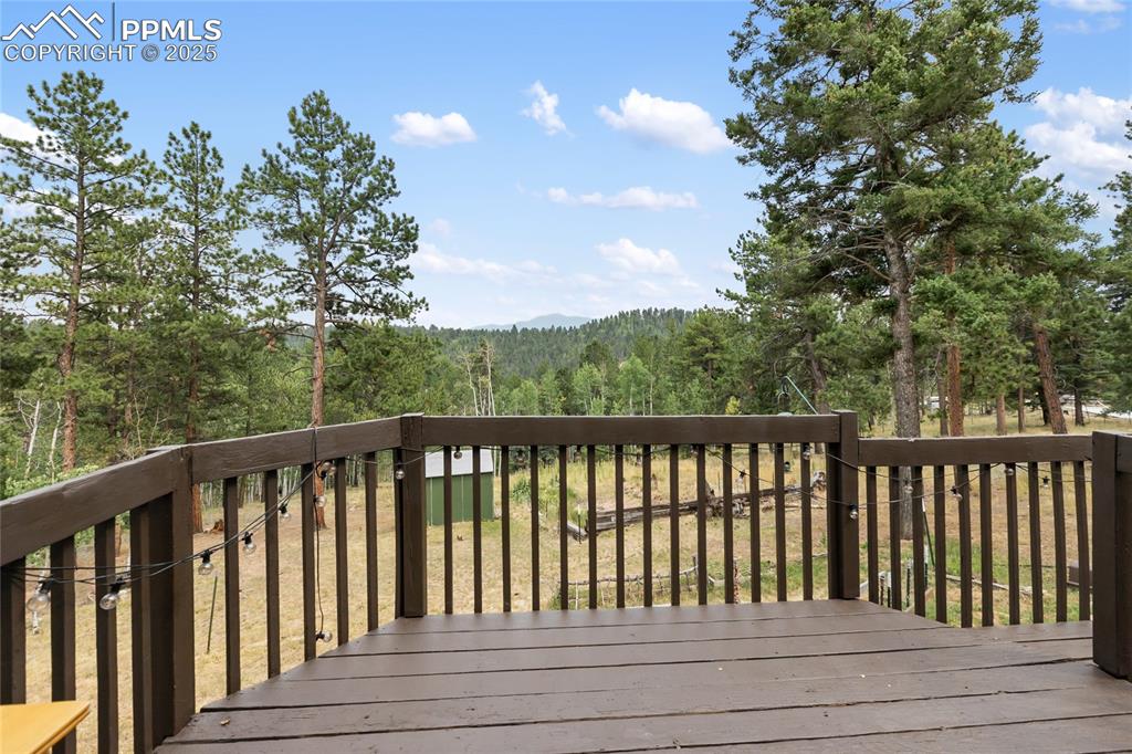 Image 7 of 50: Great entertaining deck.