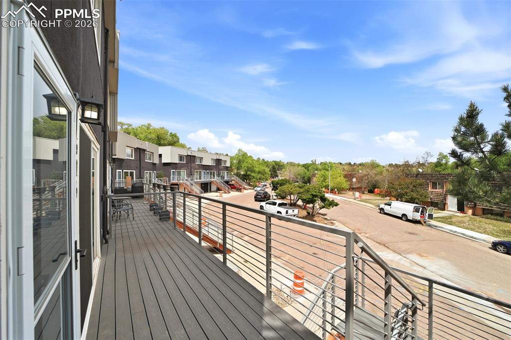 Image 5 of 36: Plenty of space to grill or have a cup of coffee in the morning...