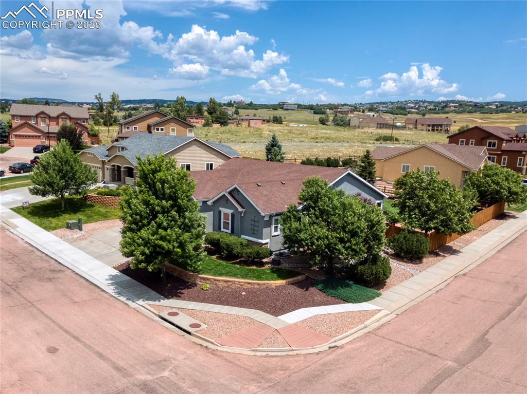 Image 39 of 47: Aerial view of residential area