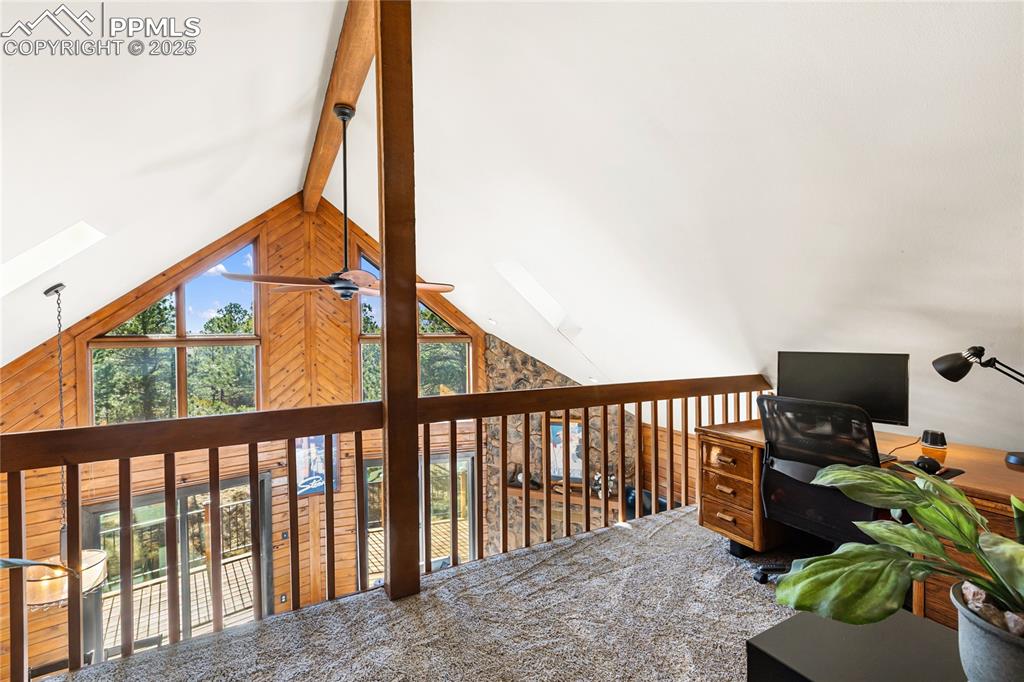 Image 43 of 50: Loft hides another bedroom and bathroom. 
