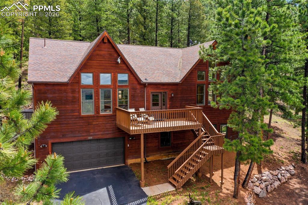Caption: Your mountain dream home has finally come true!