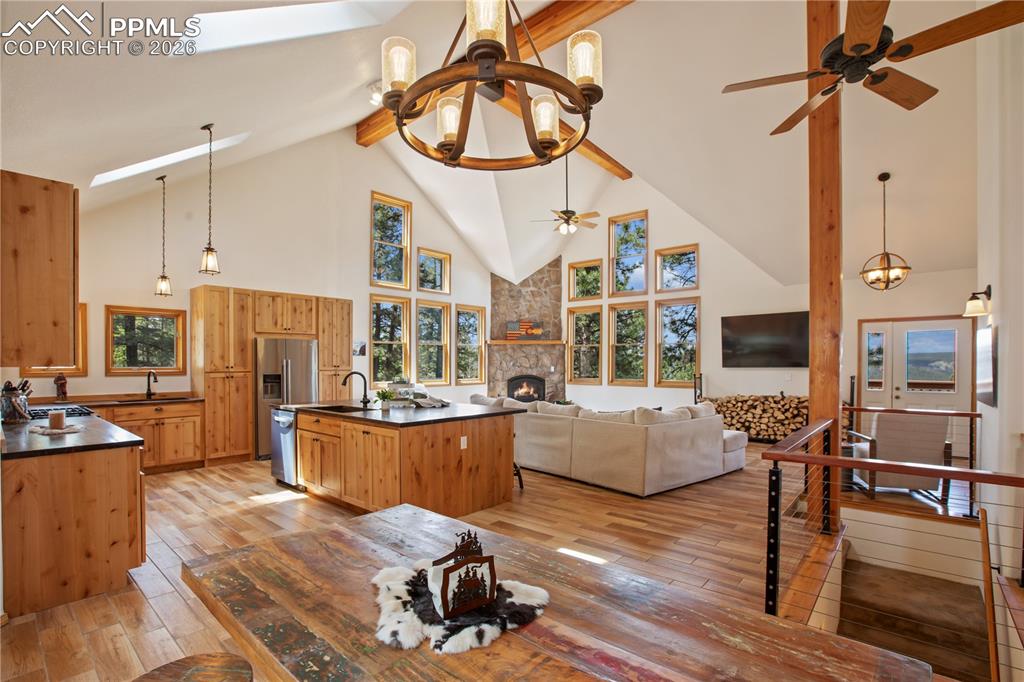 Image 10 of 34: The open concept style creates space and flow