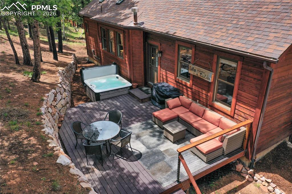 Image 4 of 34: With an updated, private rear deck