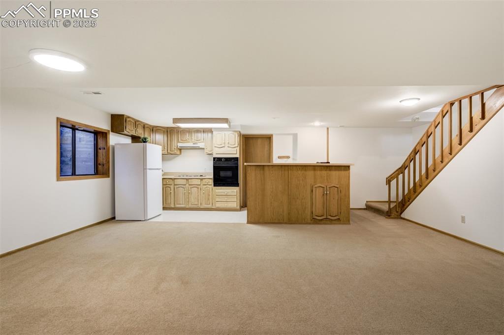 Image 32 of 50: A kitchen in basement is ideal for multi-generational living!